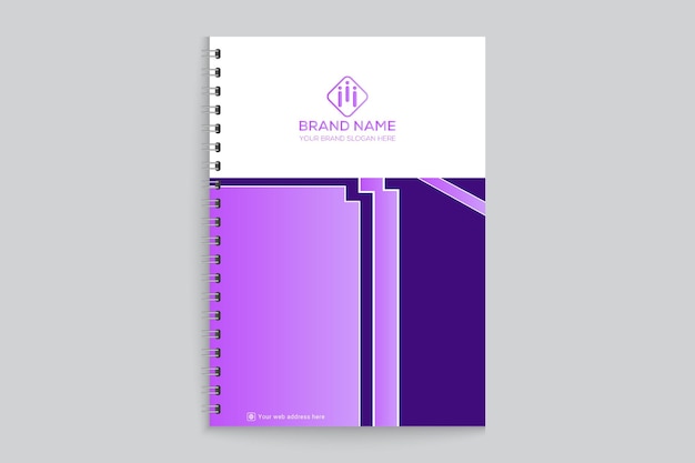 Conjunto elegante de plantillas para la portada de los cuadernos