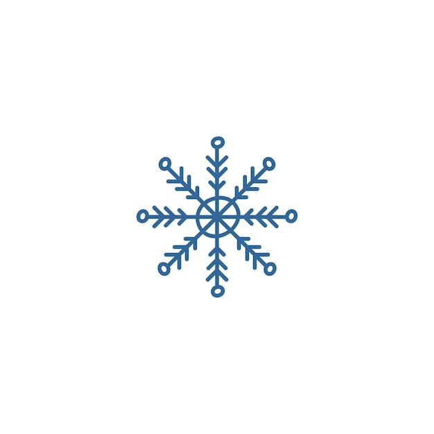 conjunto de elemento de copo de nieve vector de cupo de Nieve