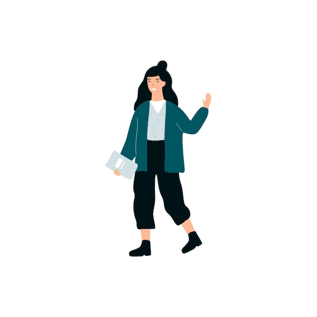 conjunto de elementos de actividad de personas vector mujer