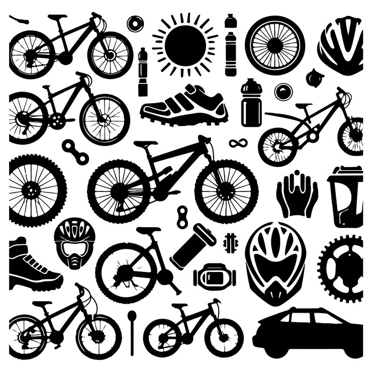 Vector conjunto de elementos de ciclo