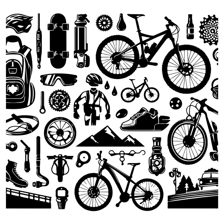 Vector conjunto de elementos de ciclo