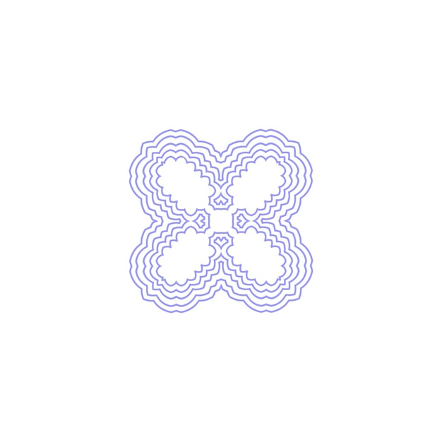 conjunto de elementos del círculo de mandala círculo vectorial