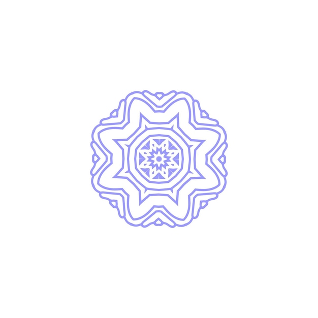 conjunto de elementos del círculo de mandala decoración vectorial