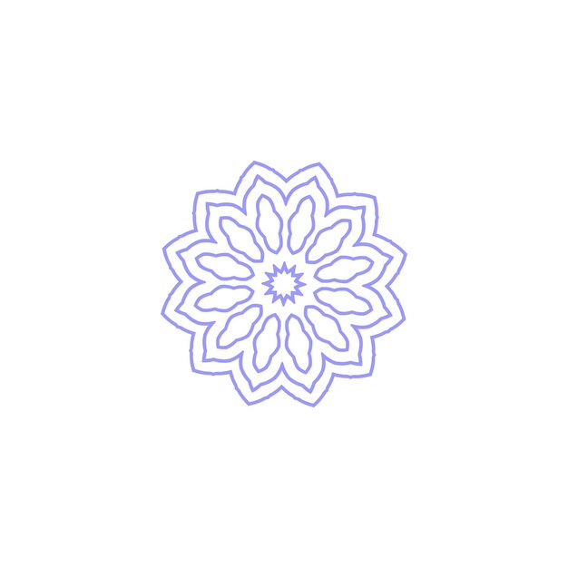 conjunto de elementos del círculo de mandala diseño vectorial