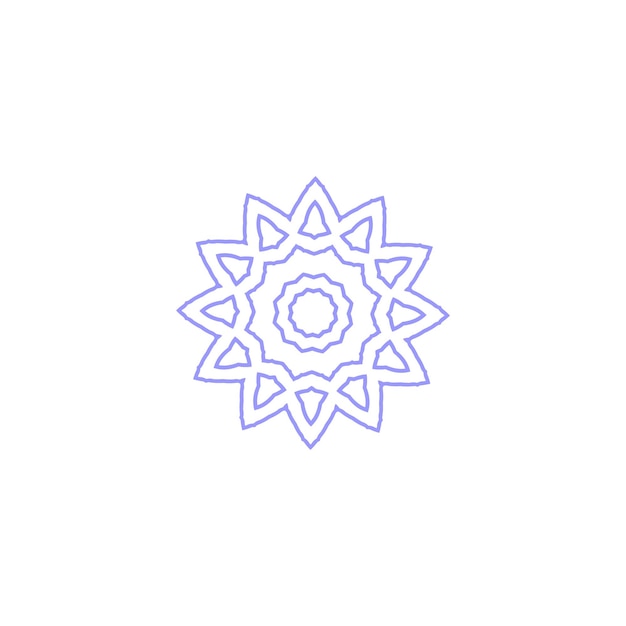 conjunto de elementos del círculo de mandala vector vector