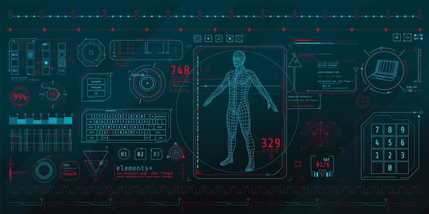 Un conjunto de elementos delgados sobre el tema del escaneo de datos.