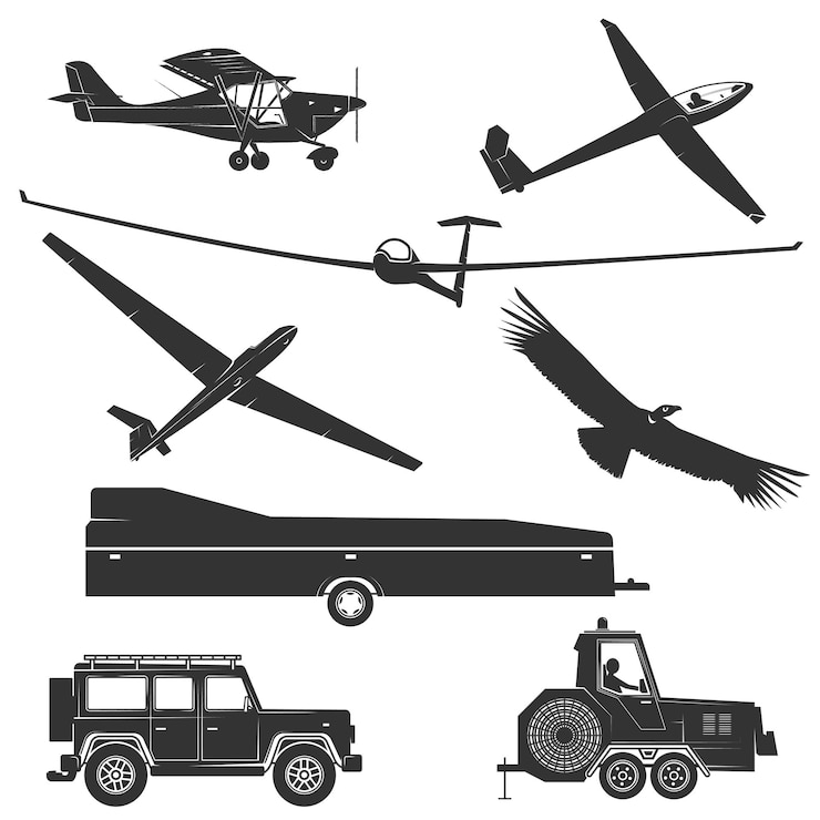Vector conjunto de elementos deslizantes de época