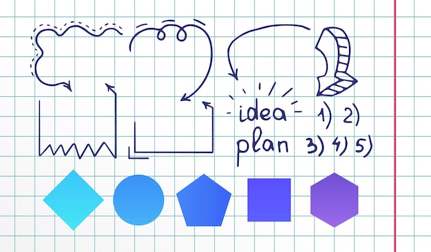 Conjunto de elementos de diseño de gráfico infográfico de idea de lanzamiento