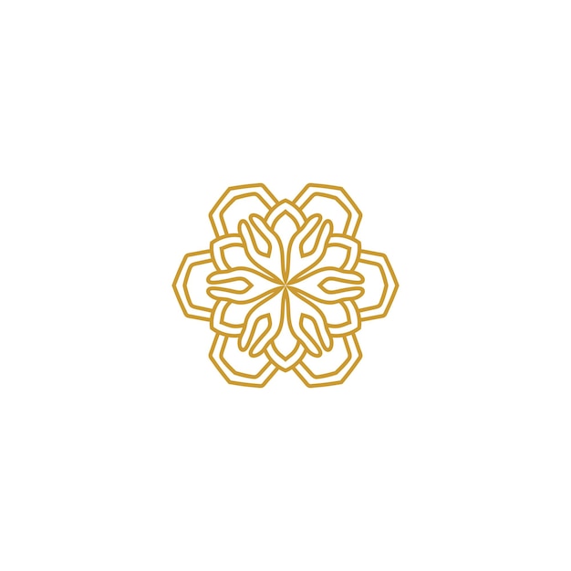 conjunto de elementos de diseño vectorial de mandala