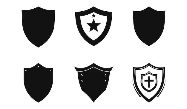 Conjunto de elementos del escudo heráldico