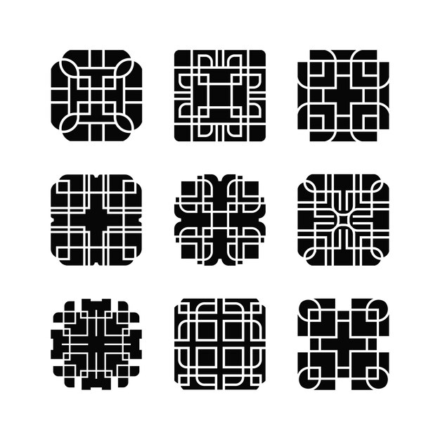 Conjunto de elementos de forma abstracta