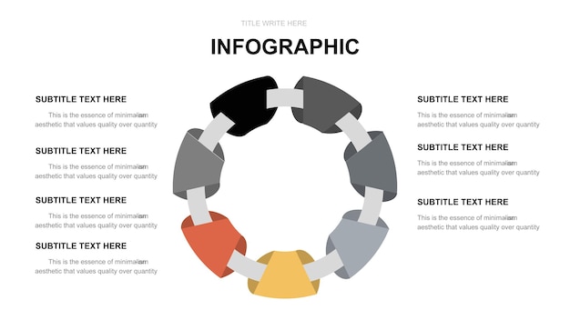 Conjunto de elementos infográficos plantilla de diseño vectorial de visualización de datos Se puede utilizar para los pasos