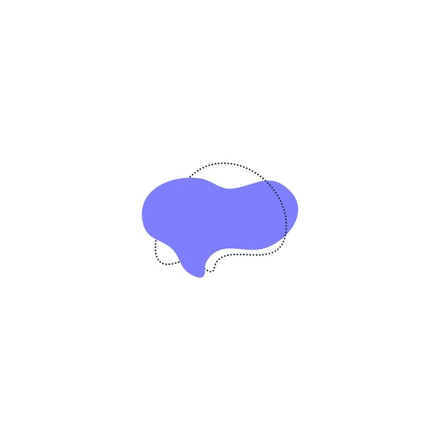 conjunto de elementos de mancha conjunto de fondo vectorial