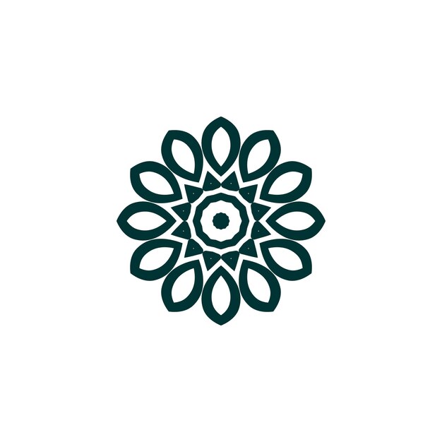 conjunto de elementos de mandala islámica fondo tribal