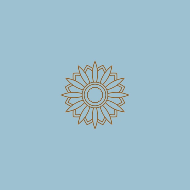 conjunto de elementos de mandala de oro de lujo de fondo islámico