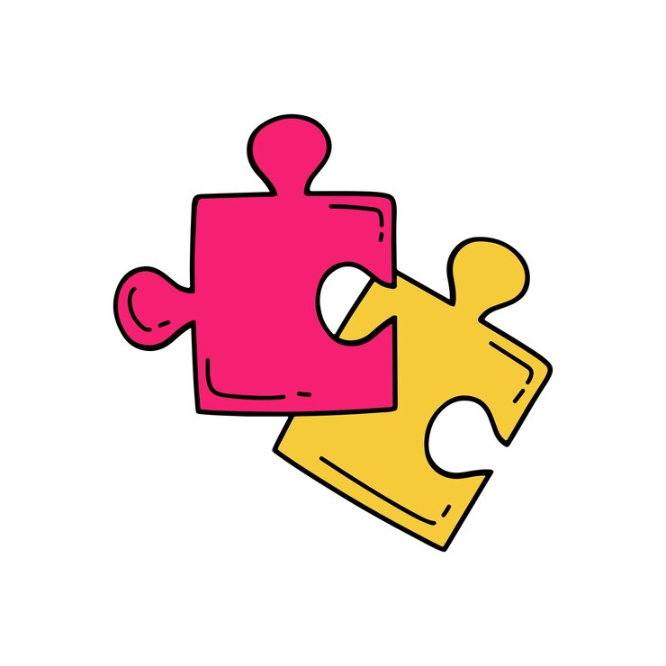 Vector conjunto de elementos retro de juego de vector libre dibujado a mano