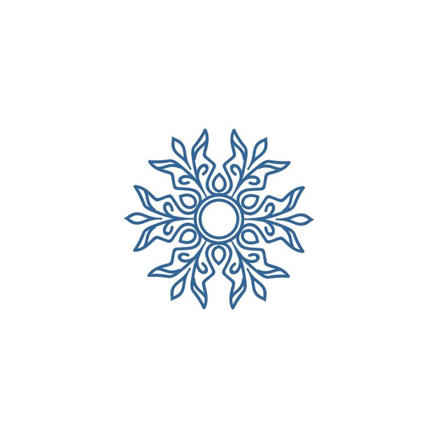 conjunto de elementos de textura de mandala azul