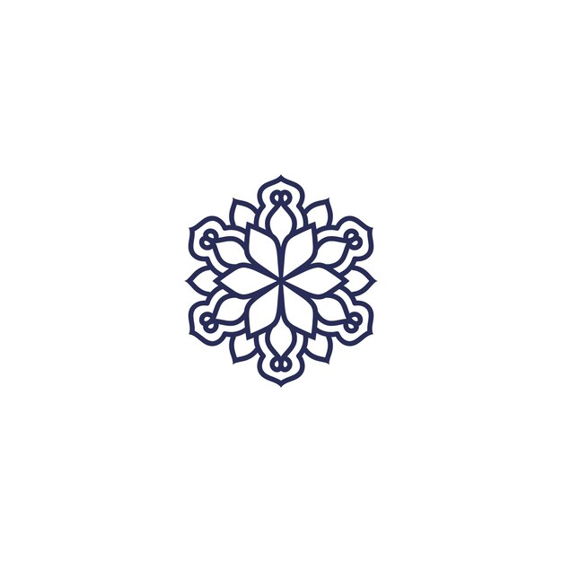 conjunto de elementos vectoriales de mandala