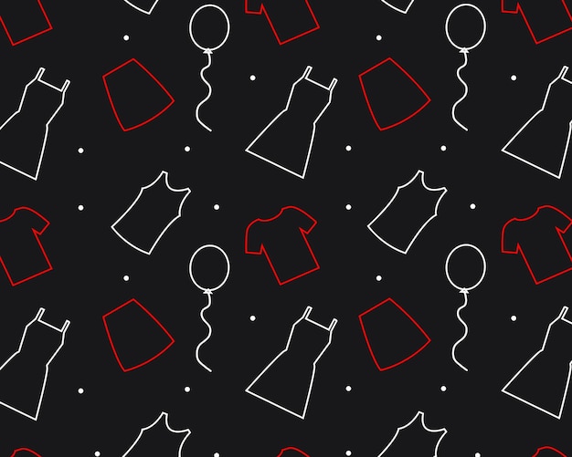 conjunto de elementos de viernes negro ilustración vectorial de garabateo
