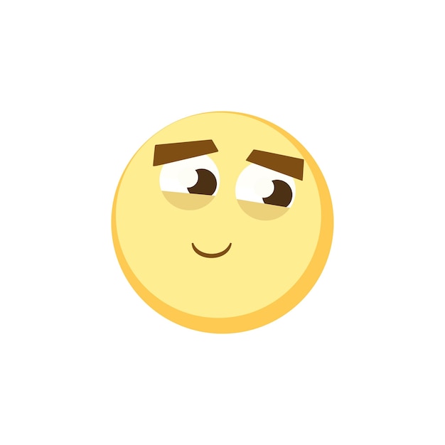 Conjunto de emoticones Conjunto del emoji Los iconos de la sonrisa Ilustración vectorial aislada en fondo blanco