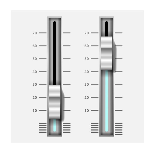 Vector conjunto de escala de ajuste