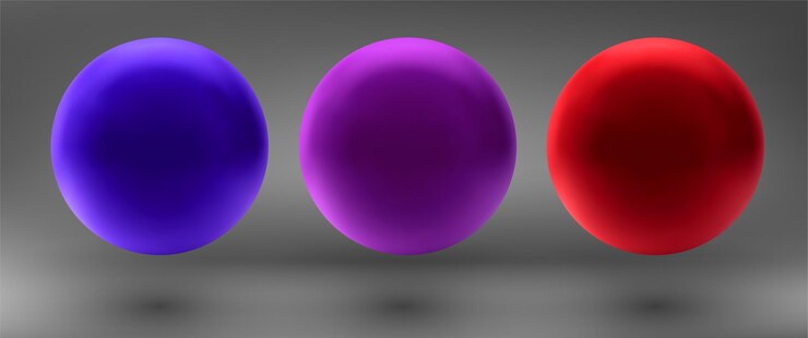 Vector conjunto de esferas 3d