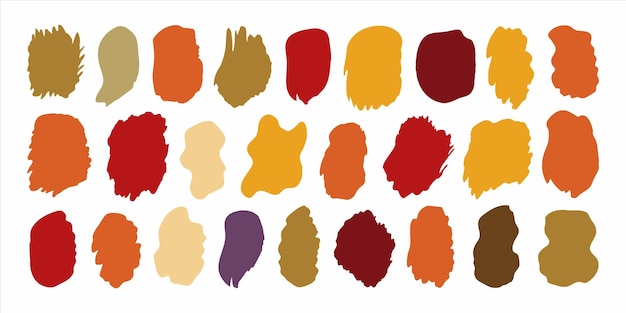 un conjunto de esmalte de uñas de diferentes colores