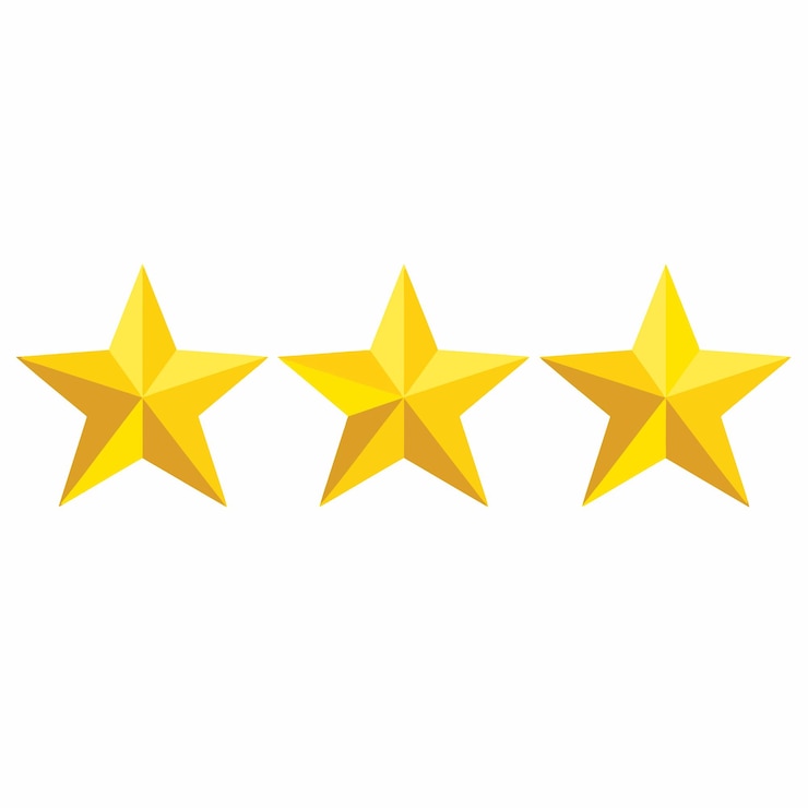 Vector conjunto de estrellas amarillas