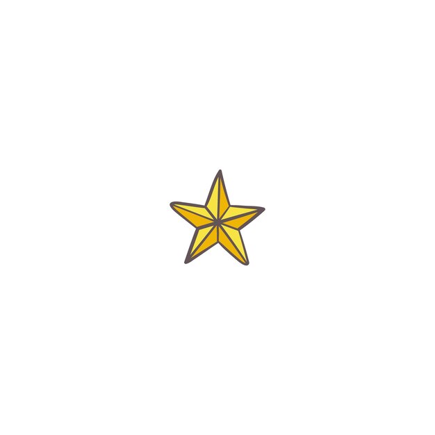conjunto de estrellas dibujado a mano elemento vectorial