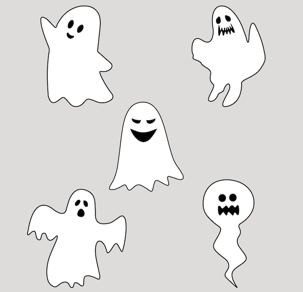 Conjunto fantasma de Halloween