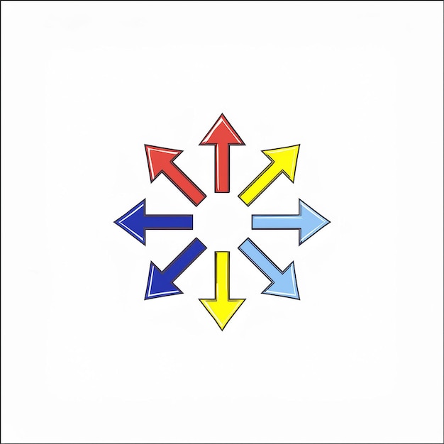 un conjunto de flechas