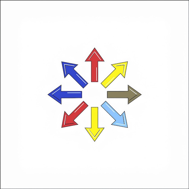 un conjunto de flechas