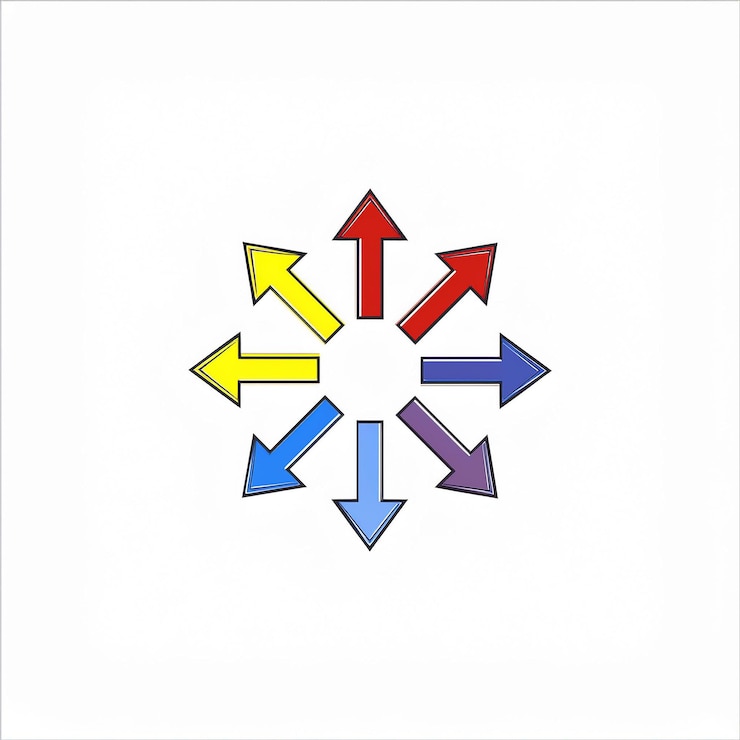 Vector un conjunto de flechas