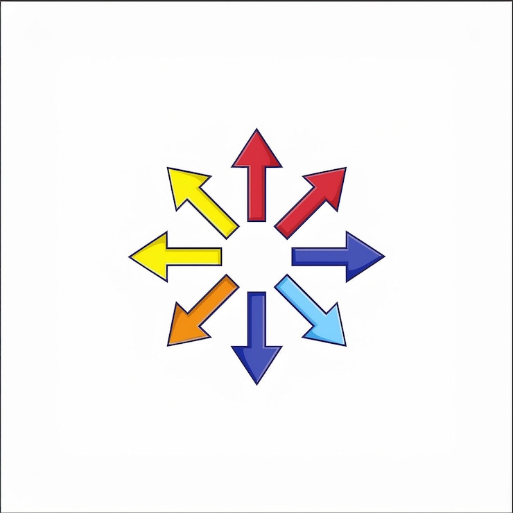 Vector un conjunto de flechas