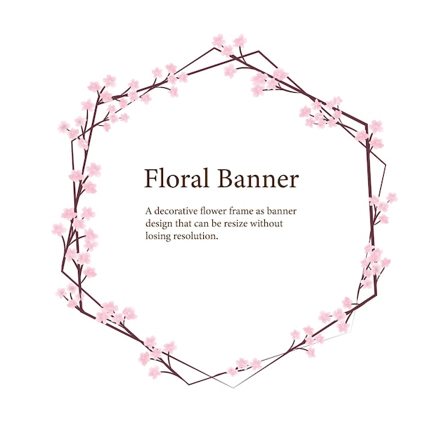 conjunto de flores de sakura de flor dulce marco y patrón sobre fondo blanco