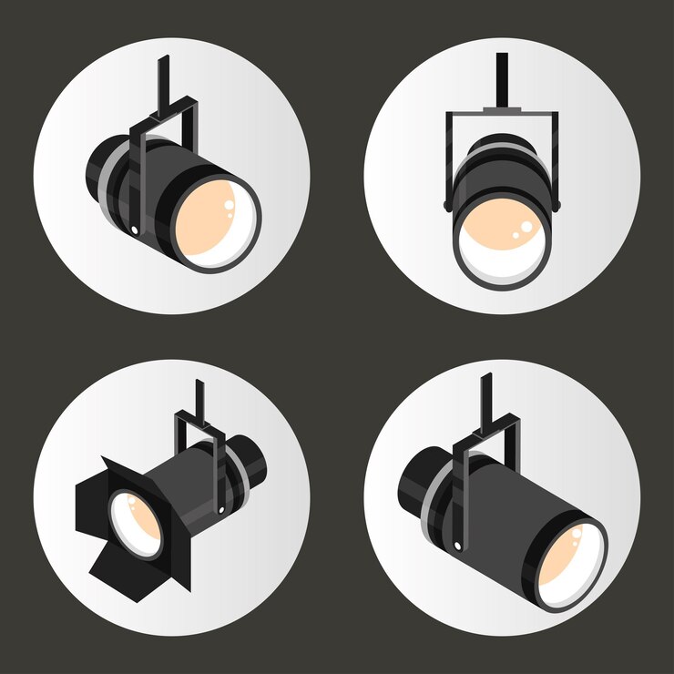 Vector conjunto de focos