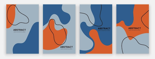 conjunto de fondo abstracto moderno