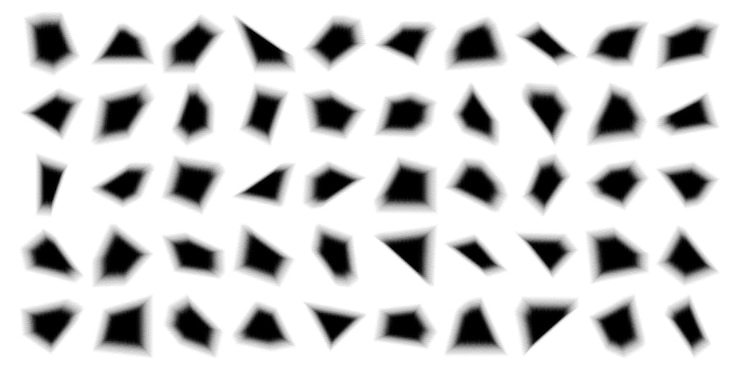 Vector conjunto de fondo abstracto de semitono hexagonal 50