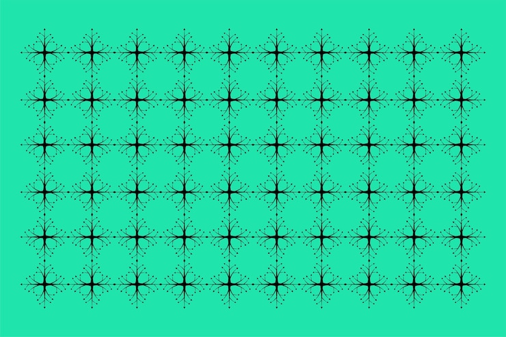 Vector conjunto de fondo de árbol de flecha abstracta minimalista vectorial