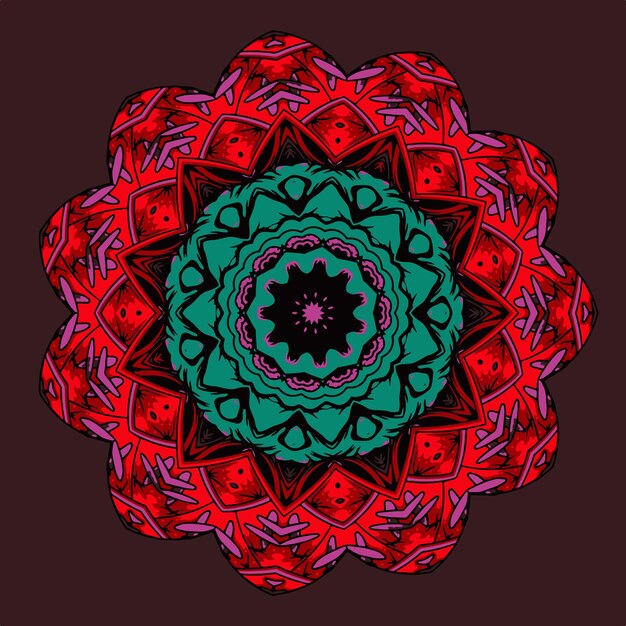 Conjunto de fondo de caleidoscopio abstracto Hermoso patrón sin costuras de caleidoscopio