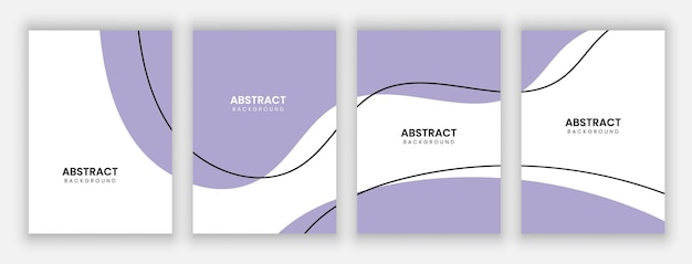 conjunto de fondo de forma abstracta