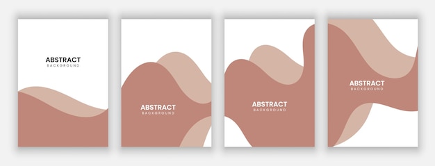 conjunto de fondo de forma abstracta