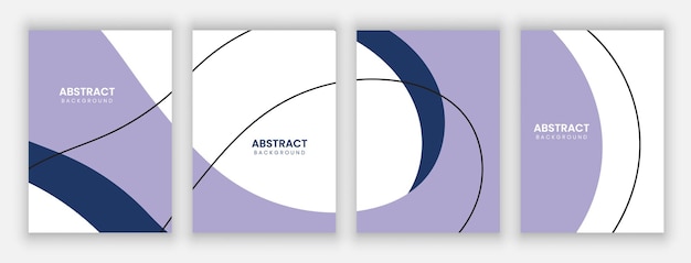 conjunto de fondo de forma abstracta