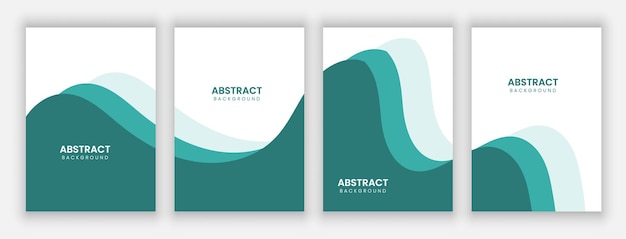 conjunto de fondo de forma abstracta