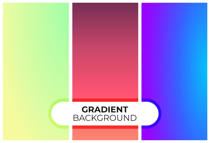 Vector conjunto de fondo líquido abstracto malla de gradiente efecto mezcla de colores brillantes mezcla de fluidos borrosos de colores