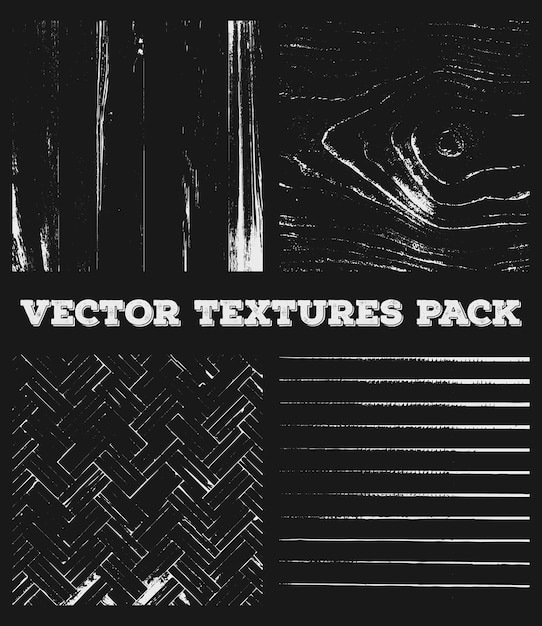 Conjunto de fondo con textura Grunge