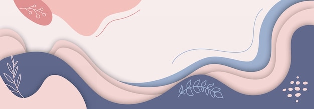 Conjunto de fondos abstractos simples en colores pastel formas de garabatos dibujados a mano