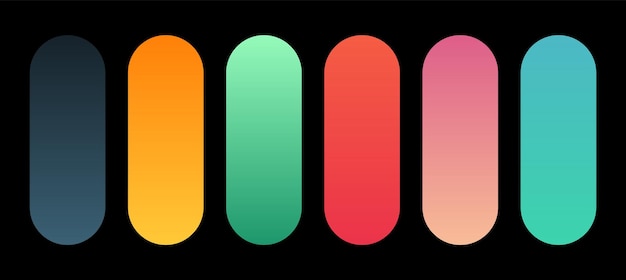 Un conjunto de fondos modernos de gradiente vectorial suave