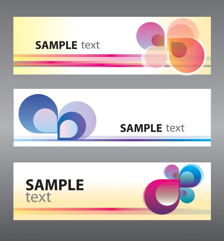 Vector conjunto de fondos vectoriales abstractos para el diseño
