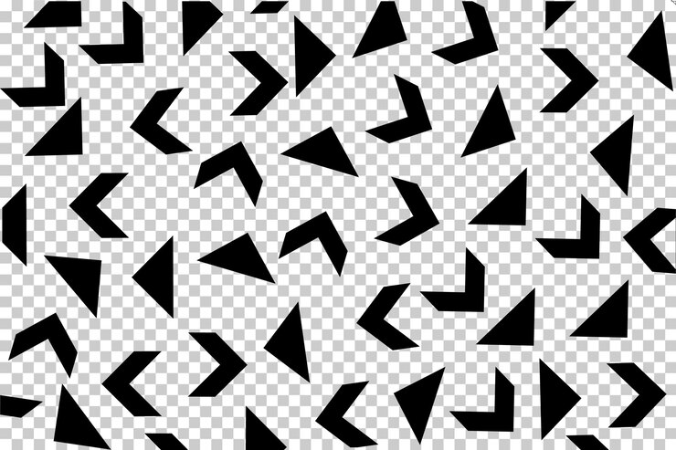 Vector conjunto de formas de flecha curvas abstractas en fondo transparente elementos de diseño vectorial de alta calidad para gráficos direccionales proyectos artísticos y decorativos